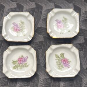 VTG Rare Collectors German Lady Rare Lady Ashtrays No 56 Germany lilac